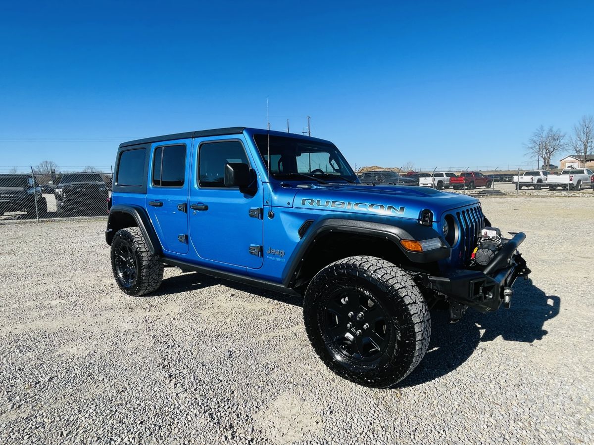 2021 Jeep Wrangler Rubicon 4XE - CLEAR TITLE - NEVER DAMAGED — photo 1 of 19